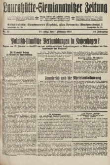 Laurahütte-Siemianowitzer Zeitung : enzige älteste und gelesenste Zeitung von Laurahütte-Siemianowitz mit wöchentlicher Unterhaitungsbeilage. 1928, nr 22