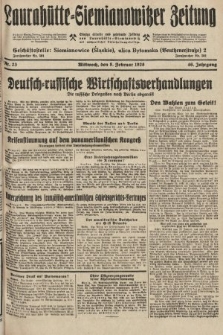 Laurahütte-Siemianowitzer Zeitung : enzige älteste und gelesenste Zeitung von Laurahütte-Siemianowitz mit wöchentlicher Unterhaitungsbeilage. 1928, nr 23