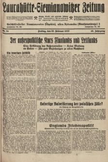 Laurahütte-Siemianowitzer Zeitung : enzige älteste und gelesenste Zeitung von Laurahütte-Siemianowitz mit wöchentlicher Unterhaitungsbeilage. 1928, nr 24
