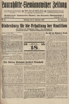Laurahütte-Siemianowitzer Zeitung : enzige älteste und gelesenste Zeitung von Laurahütte-Siemianowitz mit wöchentlicher Unterhaitungsbeilage. 1928, nr 25