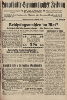 Laurahütte-Siemianowitzer Zeitung : enzige älteste und gelesenste Zeitung von Laurahütte-Siemianowitz mit wöchentlicher Unterhaitungsbeilage. 1928, nr 27