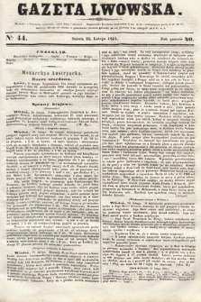 Gazeta Lwowska. 1851, nr 44