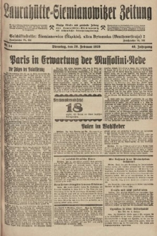 Laurahütte-Siemianowitzer Zeitung : enzige älteste und gelesenste Zeitung von Laurahütte-Siemianowitz mit wöchentlicher Unterhaitungsbeilage. 1928, nr 34