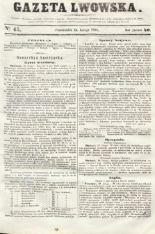 Gazeta Lwowska. 1851, nr 45