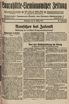 Laurahütte-Siemianowitzer Zeitung : enzige älteste und gelesenste Zeitung von Laurahütte-Siemianowitz mit wöchentlicher Unterhaitungsbeilage. 1928, nr 46