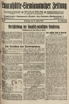 Laurahütte-Siemianowitzer Zeitung : enzige älteste und gelesenste Zeitung von Laurahütte-Siemianowitz mit wöchentlicher Unterhaitungsbeilage. 1928, nr 50