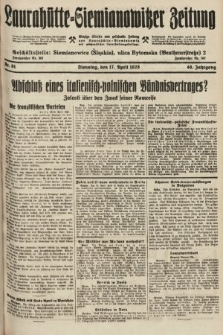 Laurahütte-Siemianowitzer Zeitung : enzige älteste und gelesenste Zeitung von Laurahütte-Siemianowitz mit wöchentlicher Unterhaitungsbeilage. 1928, nr 61