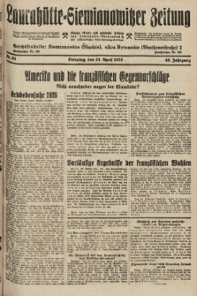 Laurahütte-Siemianowitzer Zeitung : enzige älteste und gelesenste Zeitung von Laurahütte-Siemianowitz mit wöchentlicher Unterhaitungsbeilage. 1928, nr 65