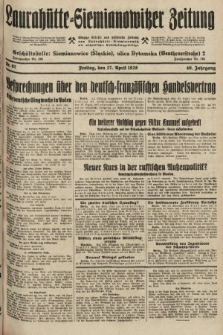 Laurahütte-Siemianowitzer Zeitung : enzige älteste und gelesenste Zeitung von Laurahütte-Siemianowitz mit wöchentlicher Unterhaitungsbeilage. 1928, nr 67
