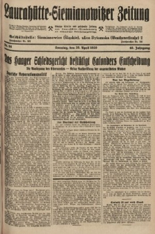 Laurahütte-Siemianowitzer Zeitung : enzige älteste und gelesenste Zeitung von Laurahütte-Siemianowitz mit wöchentlicher Unterhaitungsbeilage. 1928, nr 68
