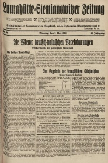 Laurahütte-Siemianowitzer Zeitung : enzige älteste und gelesenste Zeitung von Laurahütte-Siemianowitz mit wöchentlicher Unterhaitungsbeilage. 1928, nr 69