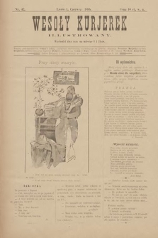 Wesoły Kurjerek : illustrowany. 1895, nr 42