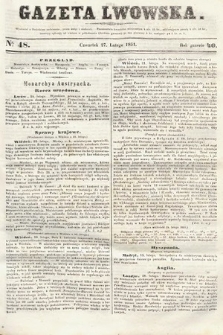 Gazeta Lwowska. 1851, nr 48