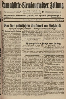 Laurahütte-Siemianowitzer Zeitung : enzige älteste und gelesenste Zeitung von Laurahütte-Siemianowitz mit wöchentlicher Unterhaitungsbeilage. 1928, nr 79