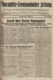Laurahütte-Siemianowitzer Zeitung : enzige älteste und gelesenste Zeitung von Laurahütte-Siemianowitz mit wöchentlicher Unterhaitungsbeilage. 1928, nr 80