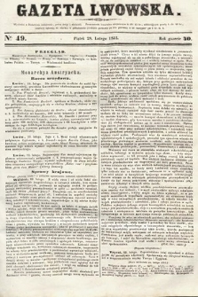 Gazeta Lwowska. 1851, nr 49