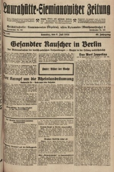 Laurahütte-Siemianowitzer Zeitung : enzige älteste und gelesenste Zeitung von Laurahütte-Siemianowitz mit wöchentlicher Unterhaitungsbeilage. 1928, nr 107