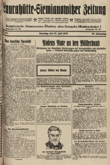 Laurahütte-Siemianowitzer Zeitung : enzige älteste und gelesenste Zeitung von Laurahütte-Siemianowitz mit wöchentlicher Unterhaitungsbeilage. 1928, nr 111