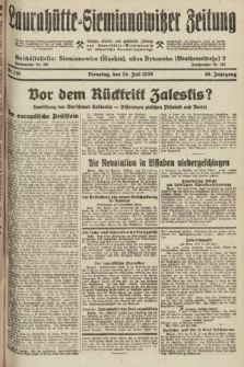 Laurahütte-Siemianowitzer Zeitung : enzige älteste und gelesenste Zeitung von Laurahütte-Siemianowitz mit wöchentlicher Unterhaitungsbeilage. 1928, nr 116