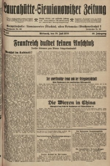 Laurahütte-Siemianowitzer Zeitung : enzige älteste und gelesenste Zeitung von Laurahütte-Siemianowitz mit wöchentlicher Unterhaitungsbeilage. 1928, nr 117