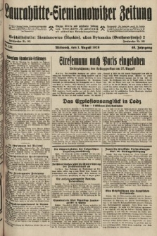 Laurahütte-Siemianowitzer Zeitung : enzige älteste und gelesenste Zeitung von Laurahütte-Siemianowitz mit wöchentlicher Unterhaitungsbeilage. 1928, nr 121