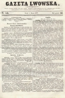 Gazeta Lwowska. 1851, nr 53