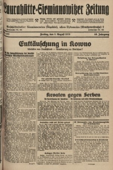 Laurahütte-Siemianowitzer Zeitung : enzige älteste und gelesenste Zeitung von Laurahütte-Siemianowitz mit wöchentlicher Unterhaitungsbeilage. 1928, nr 122