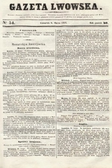 Gazeta Lwowska. 1851, nr 54