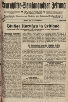 Laurahütte-Siemianowitzer Zeitung : enzige älteste und gelesenste Zeitung von Laurahütte-Siemianowitz mit wöchentlicher Unterhaitungsbeilage. 1928, nr 134