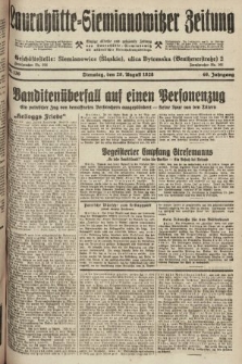 Laurahütte-Siemianowitzer Zeitung : enzige älteste und gelesenste Zeitung von Laurahütte-Siemianowitz mit wöchentlicher Unterhaitungsbeilage. 1928, nr 136