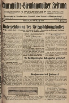 Laurahütte-Siemianowitzer Zeitung : enzige älteste und gelesenste Zeitung von Laurahütte-Siemianowitz mit wöchentlicher Unterhaitungsbeilage. 1928, nr 137