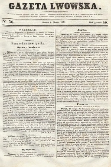 Gazeta Lwowska. 1851, nr 56