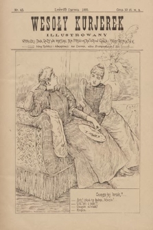 Wesoły Kurjerek : illustrowany. 1895, nr 43