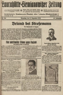 Laurahütte-Siemianowitzer Zeitung : enzige älteste und gelesenste Zeitung von Laurahütte-Siemianowitz mit wöchentlicher Unterhaitungsbeilage. 1928, nr 196