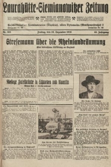 Laurahütte-Siemianowitzer Zeitung : enzige älteste und gelesenste Zeitung von Laurahütte-Siemianowitz mit wöchentlicher Unterhaitungsbeilage. 1928, nr 205