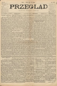 Przegląd polityczny, społeczny i literacki. 1897, nr 41