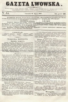Gazeta Lwowska. 1851, nr 71