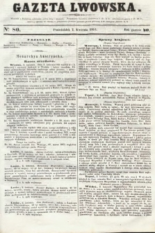 Gazeta Lwowska. 1851, nr 80