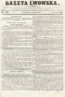 Gazeta Lwowska. 1851, nr 86