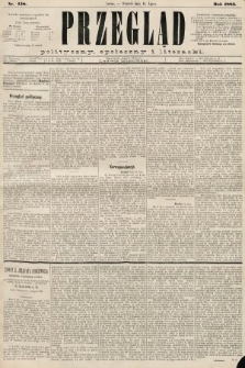 Przegląd polityczny, społeczny i literacki. 1885, nr 158