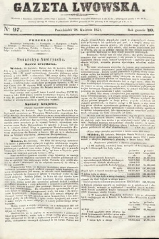 Gazeta Lwowska. 1851, nr 97