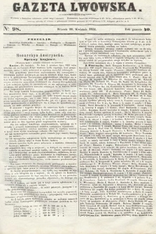 Gazeta Lwowska. 1851, nr 98