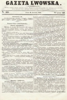 Gazeta Lwowska. 1851, nr 99
