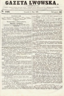 Gazeta Lwowska. 1851, nr 100