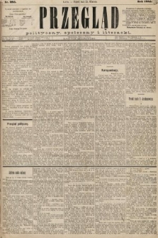 Przegląd polityczny, społeczny i literacki. 1885, nr 295