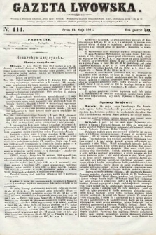 Gazeta Lwowska. 1851, nr 111