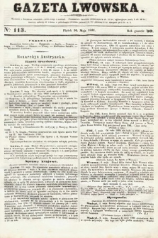 Gazeta Lwowska. 1851, nr 113