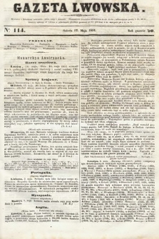 Gazeta Lwowska. 1851, nr 114