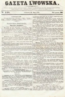 Gazeta Lwowska. 1851, nr 118