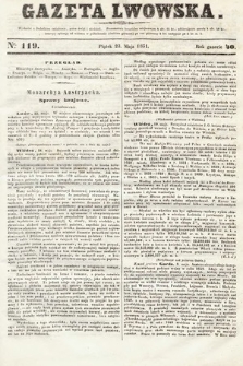 Gazeta Lwowska. 1851, nr 119